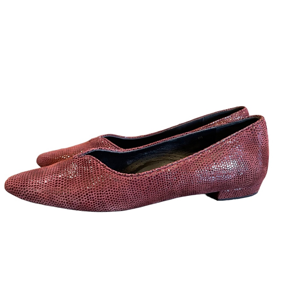 Vaneli Slip on Burgundy Red Womens Shoes Size 8 N Preowned Come with box